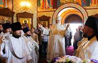 Великое освящение храма иконы Божией Матери «Боголюбская» деревни Поточино