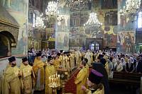 Праздничное богослужение в&nbsp;Успенском соборе Московского Кремля