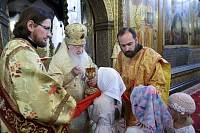 Праздничное богослужение в&nbsp;Успенском соборе Московского Кремля