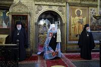 Праздничное богослужение в&nbsp;Успенском соборе Московского Кремля