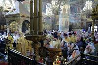 Праздничное богослужение в&nbsp;Успенском соборе Московского Кремля