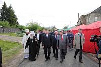 Великое освящение Свято-Духовского храма села Шкинь Коломенского района