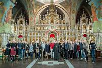 Иностранная делегация в Троицком соборе г. Щелково
