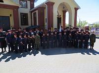 Вручение погон воспитанникам казачьего кадетского корпуса &laquo;Клязьминский хутор&raquo;
