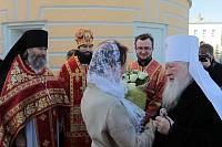 Архиерейское богослужение в&nbsp;день Собора новомучеников и&nbsp;исповедников Коломенских