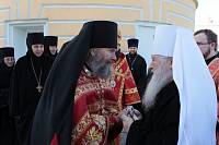 Архиерейское богослужение в&nbsp;день Собора новомучеников и&nbsp;исповедников Коломенских