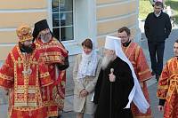 Архиерейское богослужение в&nbsp;день Собора новомучеников и&nbsp;исповедников Коломенских