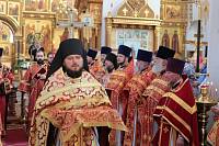 Архиерейское богослужение в&nbsp;день Собора новомучеников и&nbsp;исповедников Коломенских
