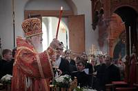 Архиерейское богослужение в&nbsp;день Собора новомучеников и&nbsp;исповедников Коломенских