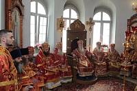 Архиерейское богослужение в&nbsp;день Собора новомучеников и&nbsp;исповедников Коломенских