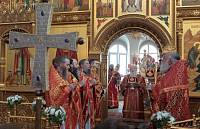 Архиерейское богослужение в&nbsp;день Собора новомучеников и&nbsp;исповедников Коломенских