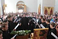 Архиерейское богослужение в&nbsp;день Собора новомучеников и&nbsp;исповедников Коломенских