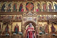 Архиерейское богослужение в&nbsp;день Собора новомучеников и&nbsp;исповедников Коломенских