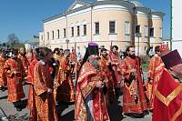 Архиерейское богослужение в&nbsp;день Собора новомучеников и&nbsp;исповедников Коломенских