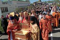 Архиерейское богослужение в&nbsp;день Собора новомучеников и&nbsp;исповедников Коломенских