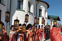 Архиерейское богослужение в&nbsp;день Собора новомучеников и&nbsp;исповедников Коломенских