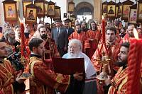 Архиерейское богослужение в&nbsp;день Собора новомучеников и&nbsp;исповедников Коломенских