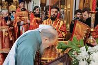 Архиерейское богослужение в&nbsp;день Собора новомучеников и&nbsp;исповедников Коломенских