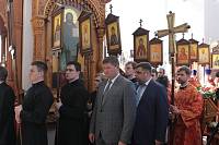 Архиерейское богослужение в&nbsp;день Собора новомучеников и&nbsp;исповедников Коломенских