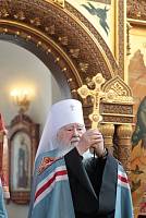 Архиерейское богослужение в&nbsp;день Собора новомучеников и&nbsp;исповедников Коломенских