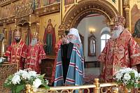Архиерейское богослужение в&nbsp;день Собора новомучеников и&nbsp;исповедников Коломенских