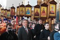 Архиерейское богослужение в&nbsp;день Собора новомучеников и&nbsp;исповедников Коломенских