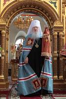 Архиерейское богослужение в&nbsp;день Собора новомучеников и&nbsp;исповедников Коломенских