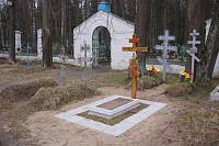 Обнаружение места захоронения почетного настоятеля Богородицерождественского храма деревни Нестерово