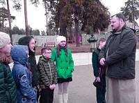 Учащиеся школы № 18 г. Орехово-Зуево в Георгиевском храме