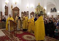 Престольный праздник в Тихвинском храме Ногинска