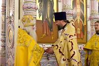 Престольный праздник в Тихвинском храме Ногинска