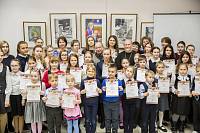 Открытие районной выставки-конкурса детского рисунка «Вифлеемская звезда» в Щелково