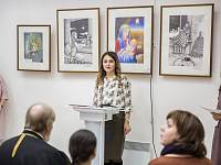 Открытие районной выставки-конкурса детского рисунка «Вифлеемская звезда» в Щелково