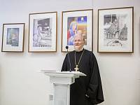 Открытие районной выставки-конкурса детского рисунка «Вифлеемская звезда» в Щелково