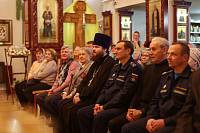 Встреча с ветеранами и военнослужащими в храме блаженной Матроны Московской г. Ногинска