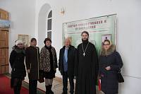 Установка передвижного стенда о новомучениках в Дрезне