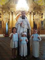 Крещение детей из приюта «Горизонт» г.о. Балашиха