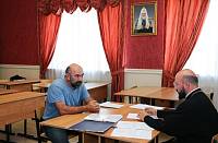 Собеседование с поступающими на Миссионерско-катехизаторские и Библейско-богословские курсы Московской епархии в Орехово-Зуеве