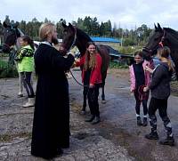 День мчч. Флора и Лавра в Орехово-Зуевском конноспортивном клубе «Охотник»
