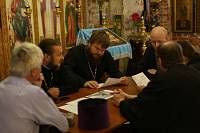 Собрание в Серафимовском храме села Федино