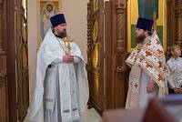 Первая Литургия в верхнем приделе храма блаженной Матроны Московской в Ногинске