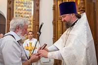 Первая Литургия в верхнем приделе храма блаженной Матроны Московской в Ногинске