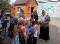 Дети из лагеря «Центр надежда» в Богородицерождественском соборе г. Орехово-Зуево