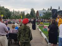 Открытие памятника павшим воинам в Авсюнине