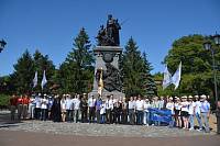 Завершение международного молодежного похода «Дорогами мужества и стойкости. По следам 209-го пехотного Богородского полка»