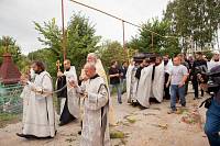 Отпевание священника Павла Филиппенко в Никитском храме деревни Бывалино