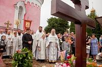 Отпевание священника Павла Филиппенко в Никитском храме деревни Бывалино