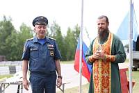 Открытие православного лагеря «Спасатель» на базе Ногинского спасательного центра МЧС