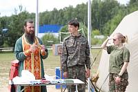 Открытие православного лагеря «Спасатель» на базе Ногинского спасательного центра МЧС