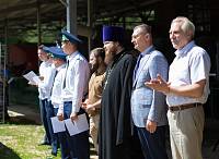 Смотр отрядов детско-юношеских военно-патриотических движений в селе Ивановское